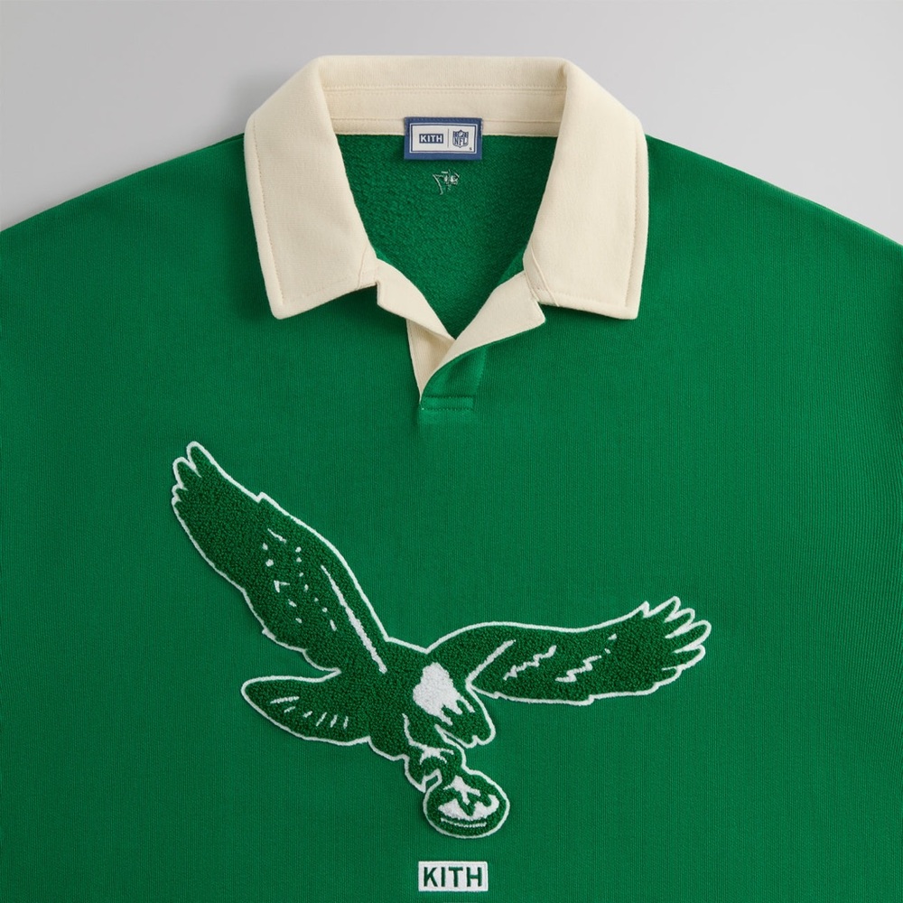 Kith & ‘47 NFL: Eagles Nelson Collared Pullover Sz L - Picture 6 of 8